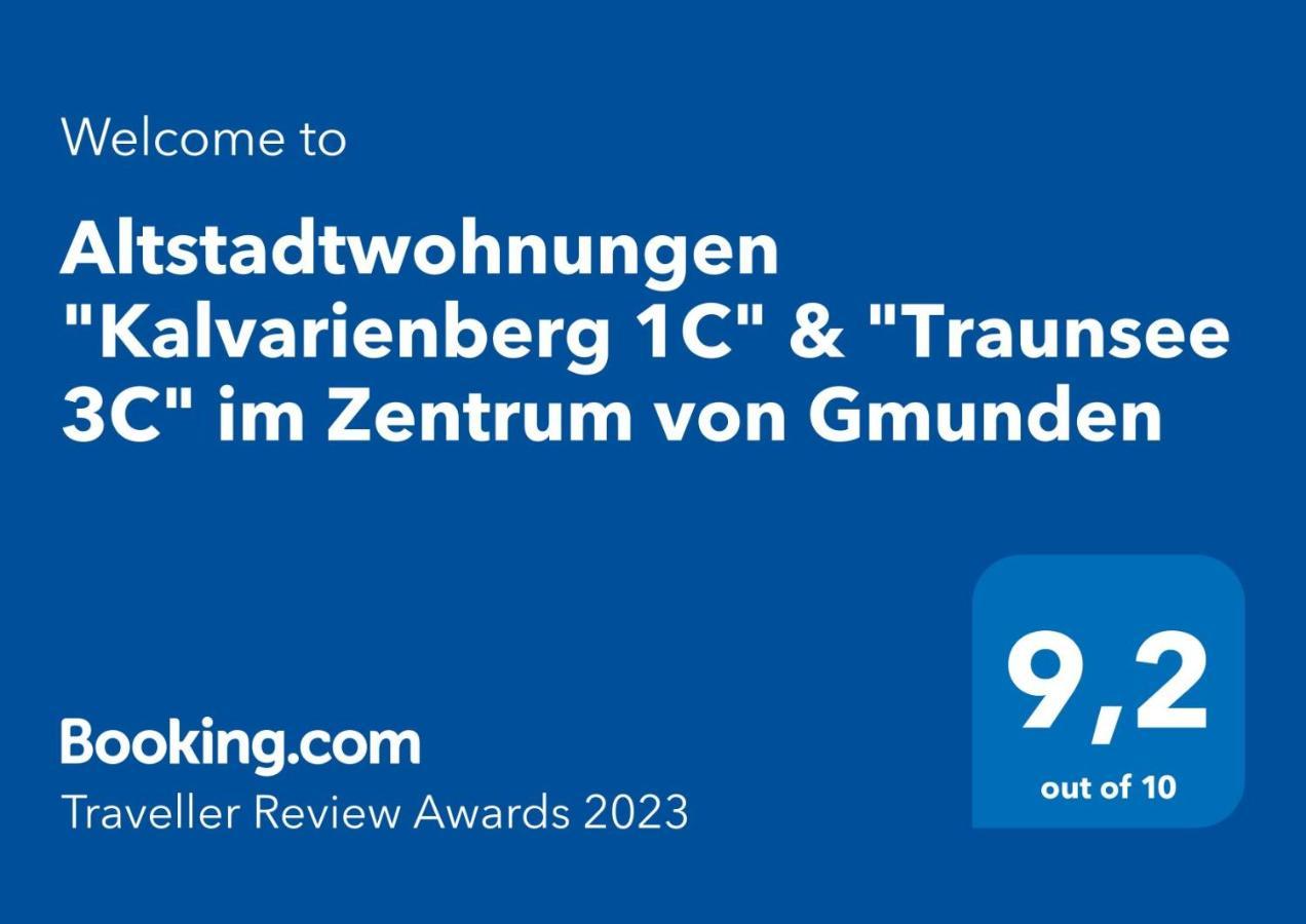 Altstadtwohnungen "Kalvarienberg 1C" & "Traunsee 3C" Im Zentrum Von Gmunden Esterno foto